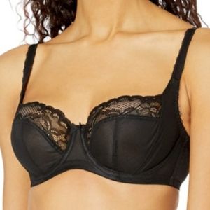 Panache Jasmine Balconette Bra Black 30E